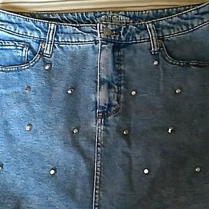 Wild Fable women's size 14 blue jean skirt